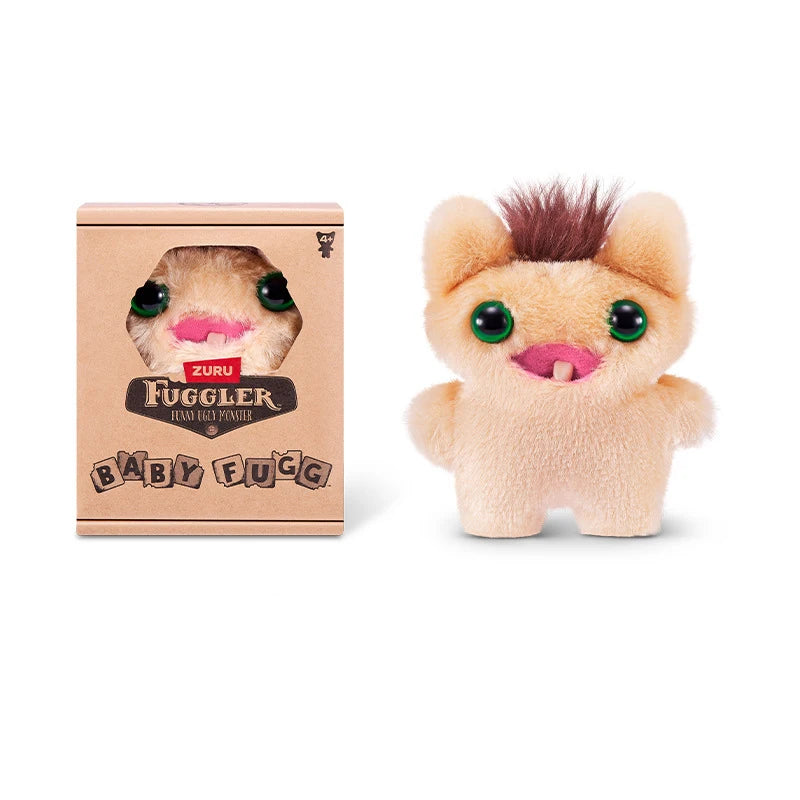 Fuggler Ugly Teeth Monsters Plush Toys Fuggler Baby Cartoon Wide Eyed Weirdo Rabbit Peluche Kawaii Multicolor Peluche Doll 8-9CM