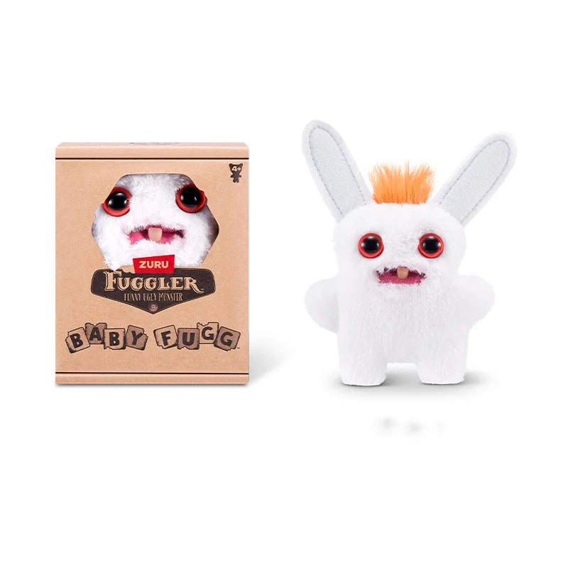 Fuggler Ugly Teeth Monsters Plush Toys Fuggler Baby Cartoon Wide Eyed Weirdo Rabbit Peluche Kawaii Multicolor Peluche Doll 8-9CM