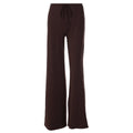 BOOFEENAA Baggy-Sweatpants, bequeme Lounge-Hose mit Kordelzug, Damen-Unterteil, lässige Hose mit weitem Bein, Schwarz, C15-BI30