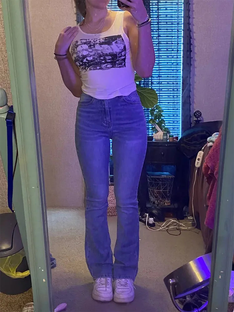 Frauen Jeans Mode Skinny