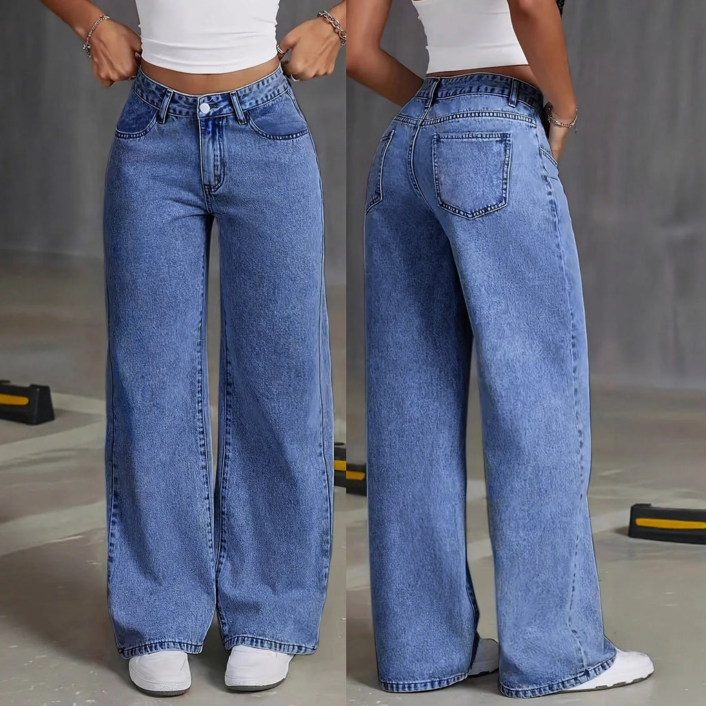 Damen Weitbein-Hose