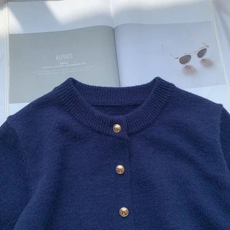 Gestrickte Strickjacke Frauen
