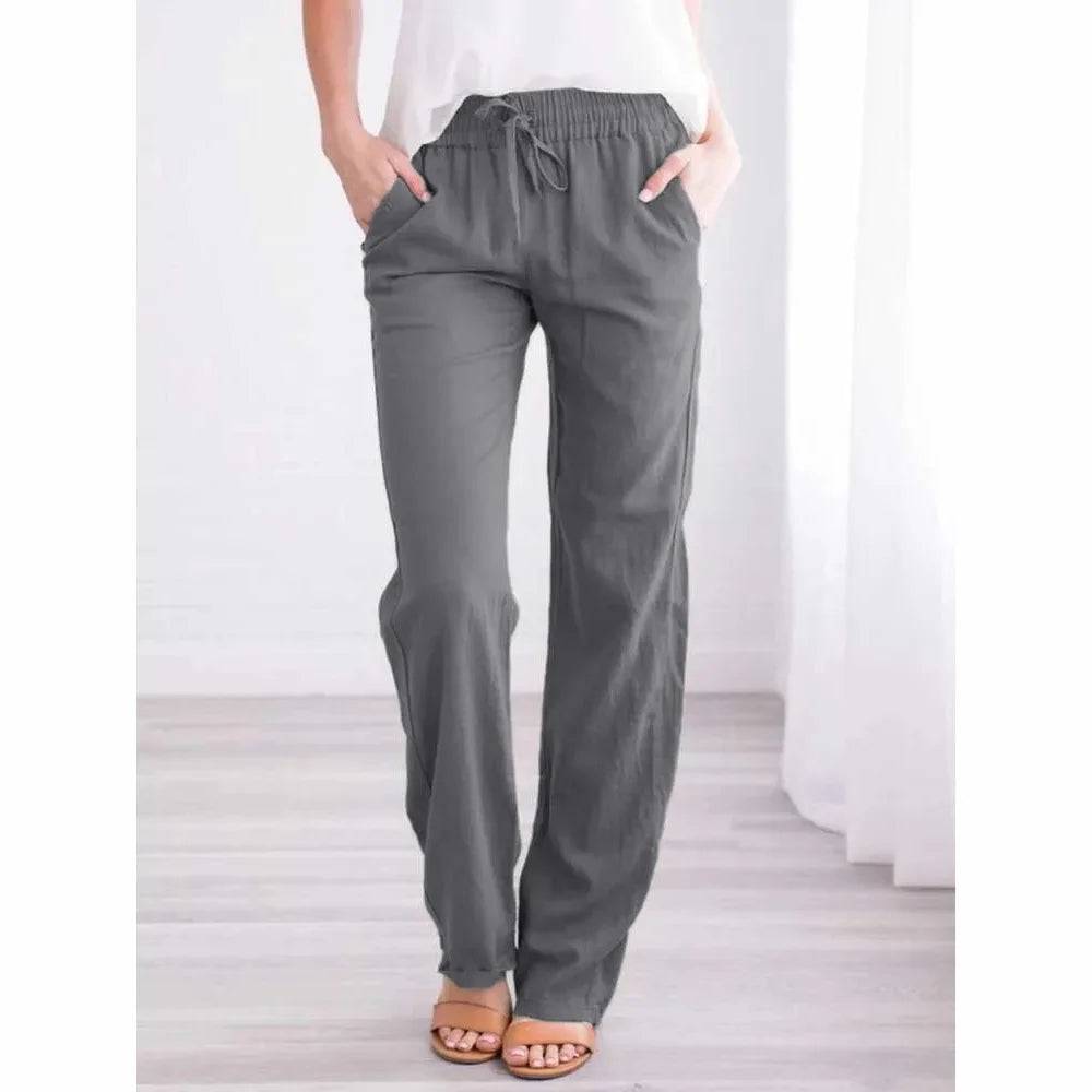Frauen Baumwolle Hosen