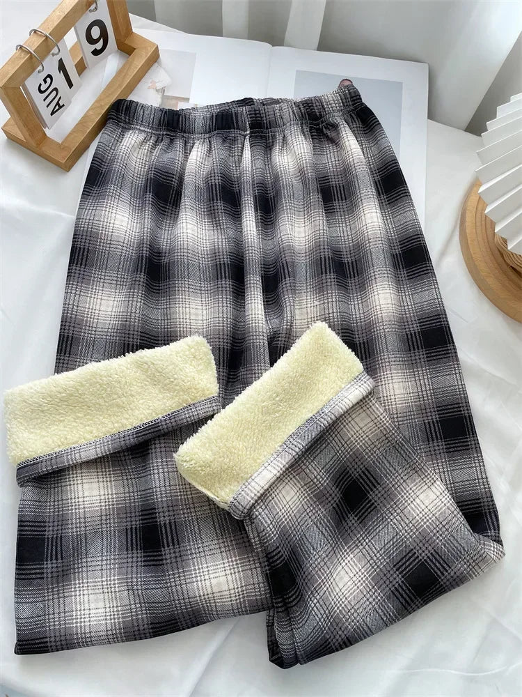 Damen Warme Plüsch Hosen