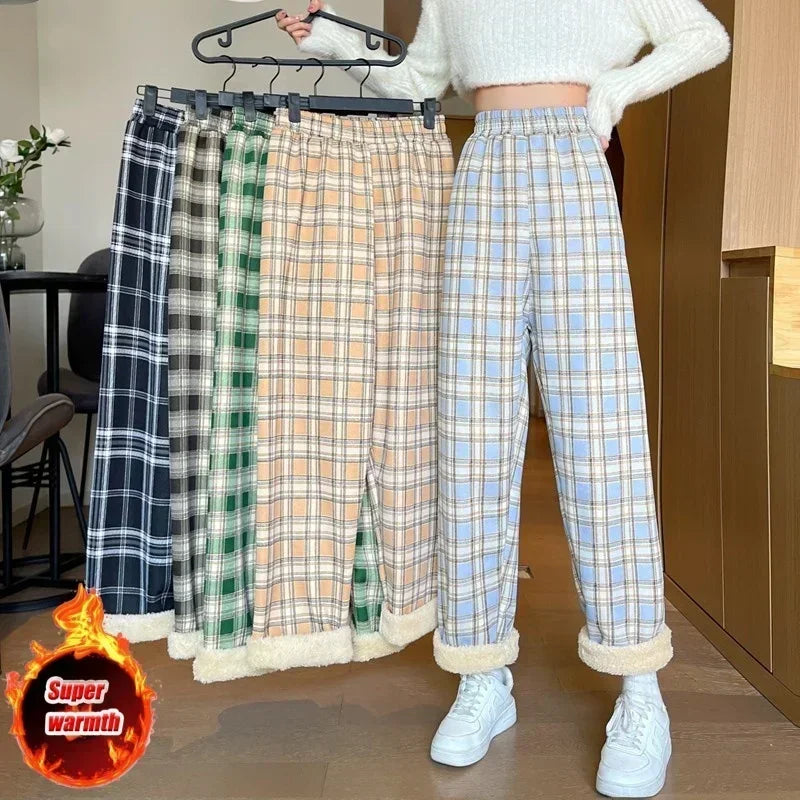 Damen Warme Plüsch Hosen