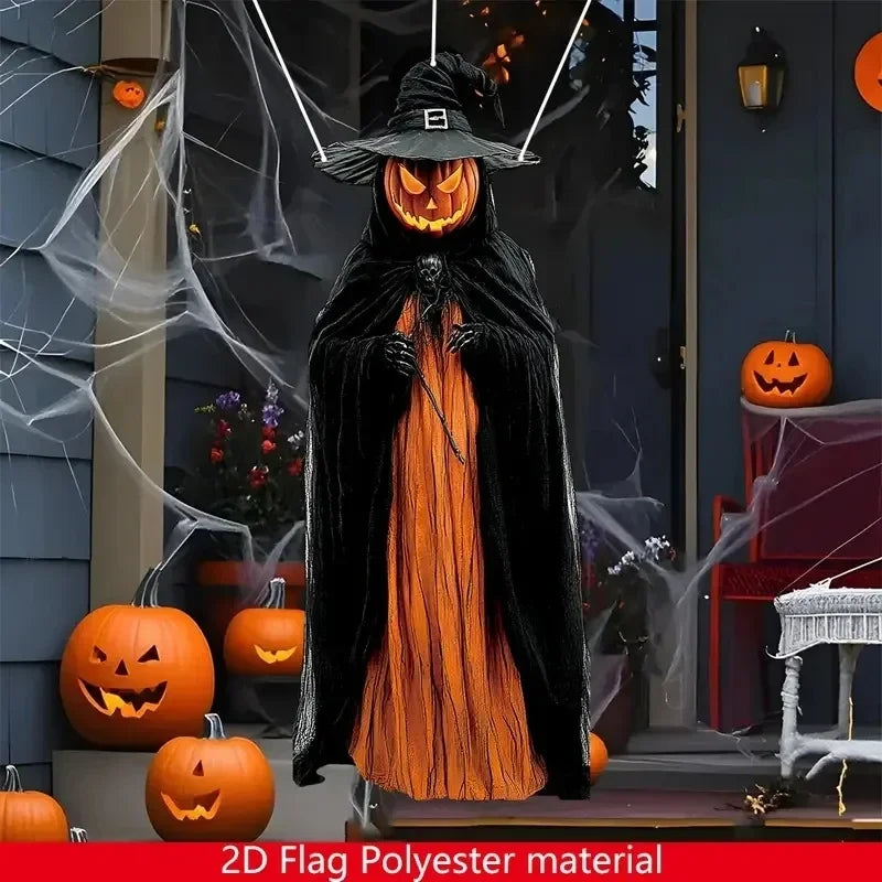 2D Halloween Horror Böser Kürbismann
