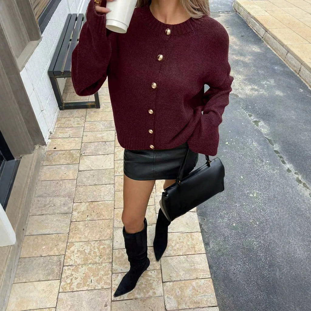 Übergroßer Allround-Strickcardigan