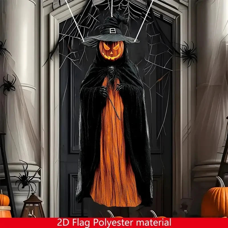 2D Halloween Horror Böser Kürbismann