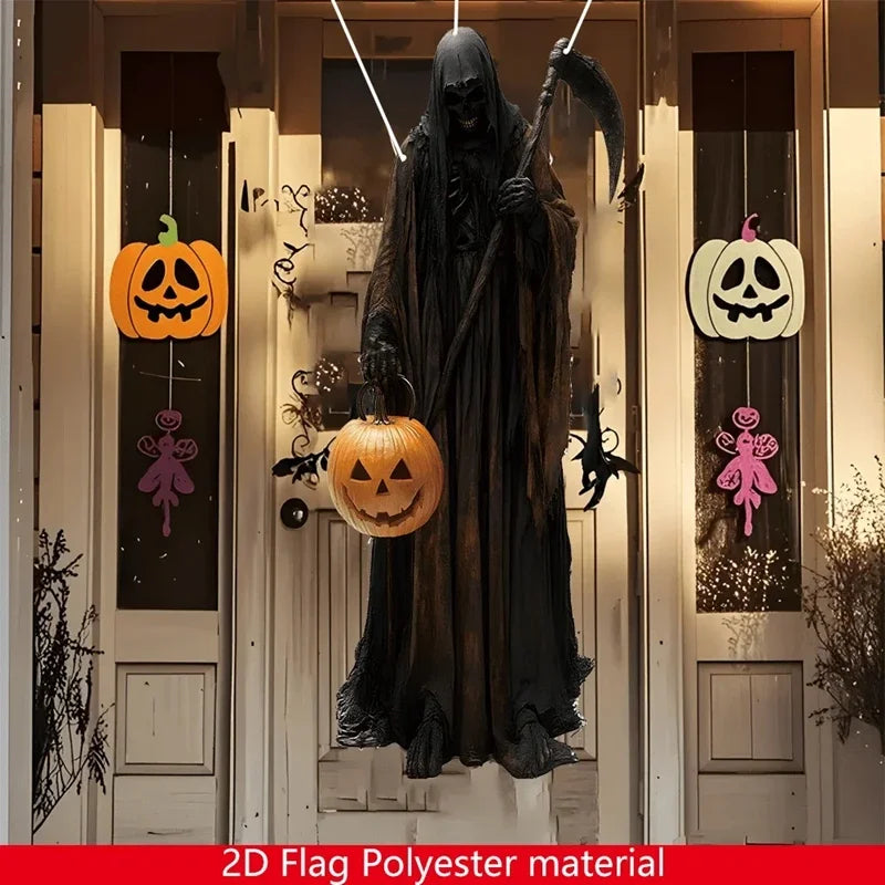 2D Halloween Horror Böser Kürbismann
