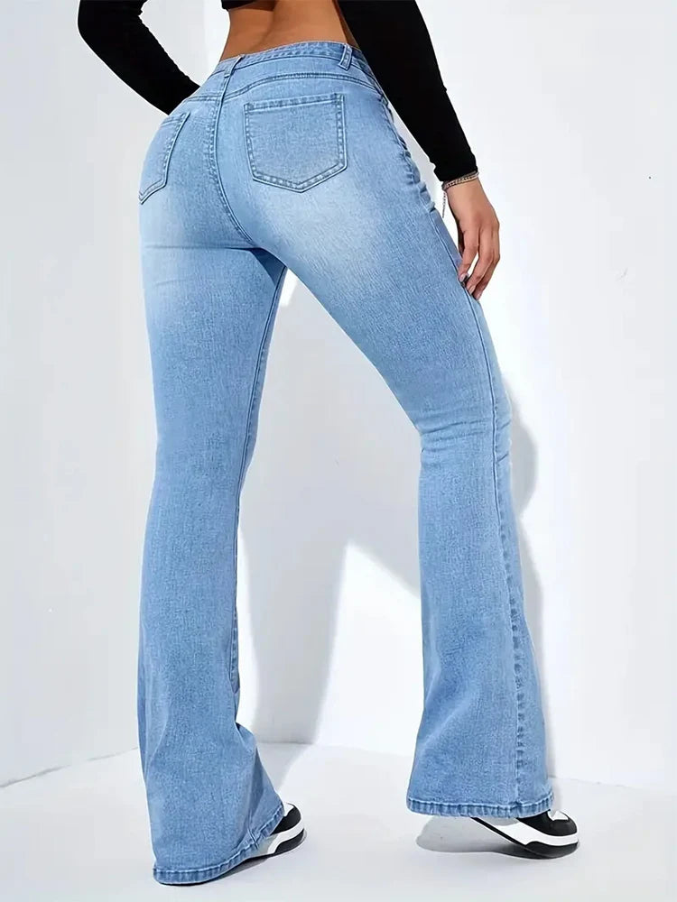 Frauen Jeans Mode Skinny