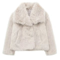 MUJER Faux Pelz Haarigen Mantel Frau Warme Winter Flauschigen Mantel Frauen Neue Plüsch Jacken für Frauen Outer Luxus frauen Teddy mäntel