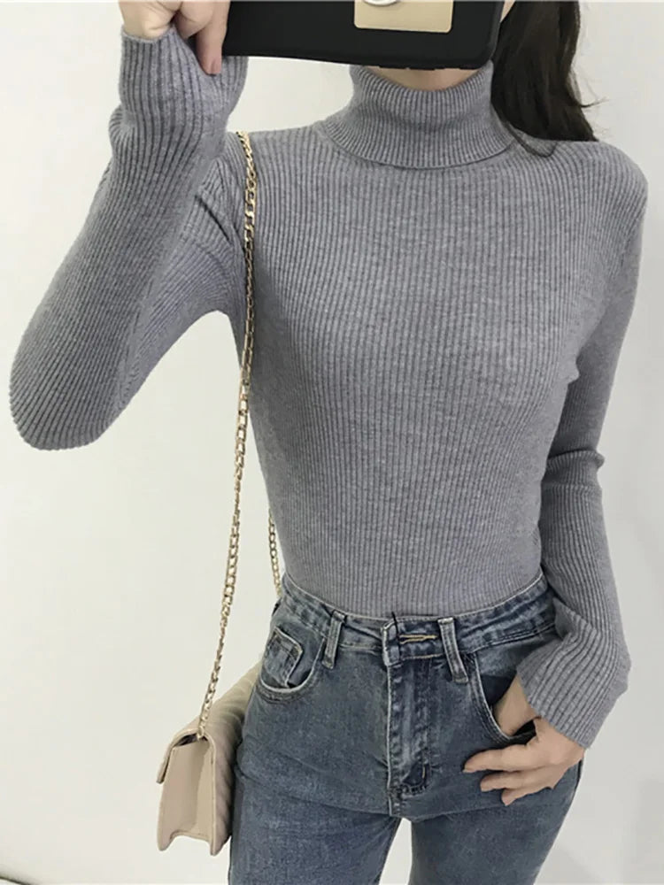 Damen Rollkragenpullover
