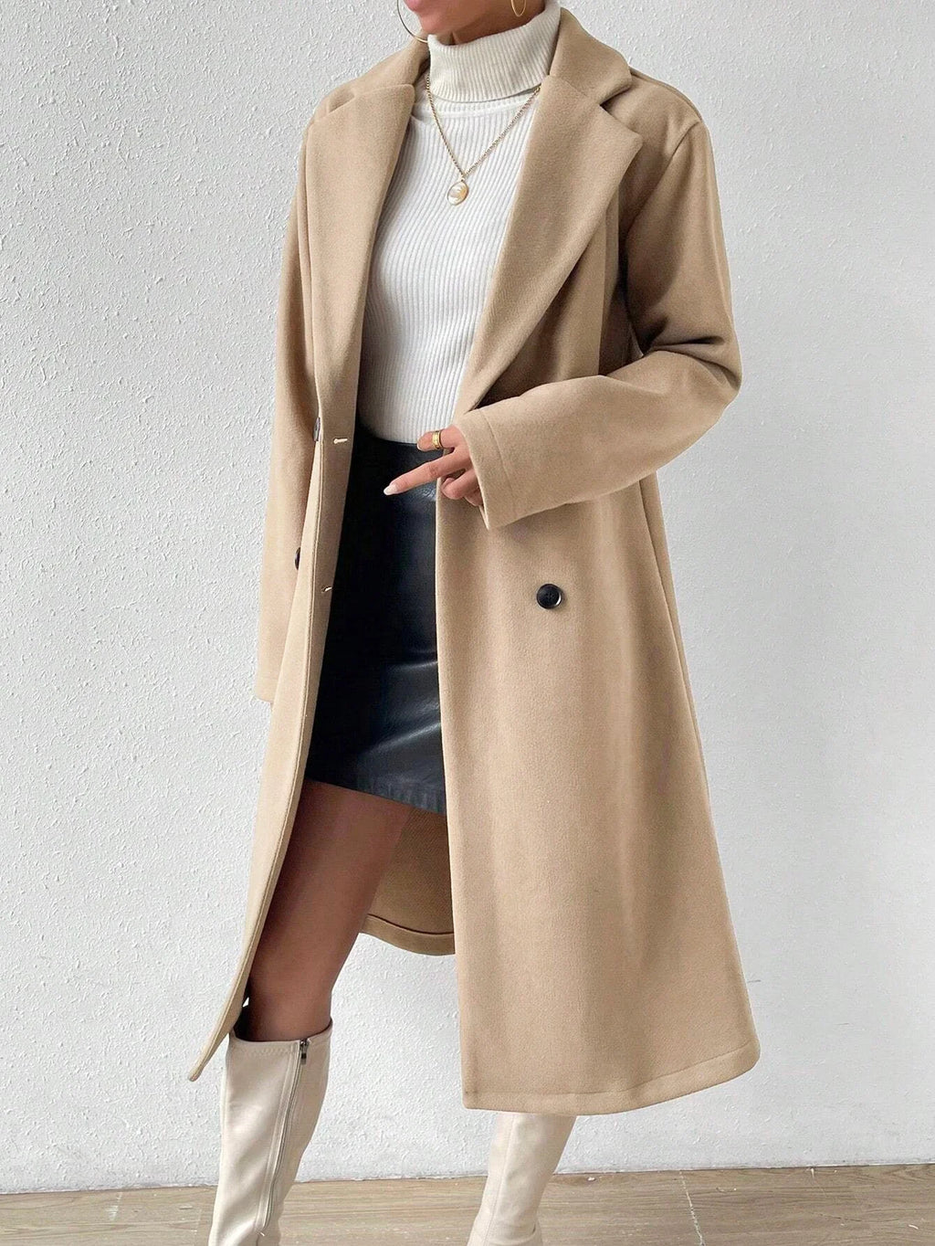 Herbst Winter Damen Mantel
