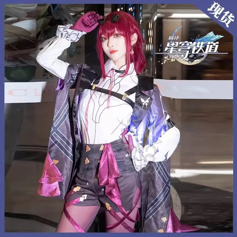 Honkai Kafka Cosplay Kostüm Halloween Party