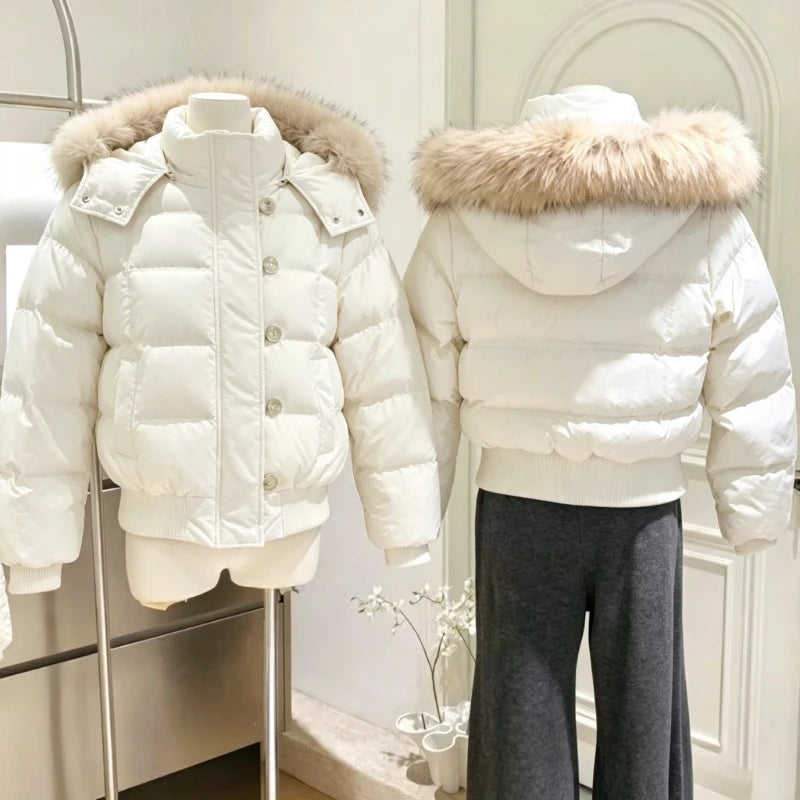 Damen Winter Pufferjacke
