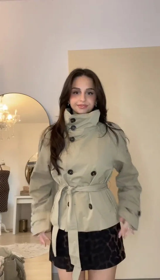 Herbst kurze jacke