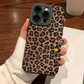 Schwarze Augen Leopardenmuster Handyhülle für iPhone 17 Pro Max 16 15 14 13 12 11 XS X XR 7 8 Plus 17 Stoßfeste Schutzhülle