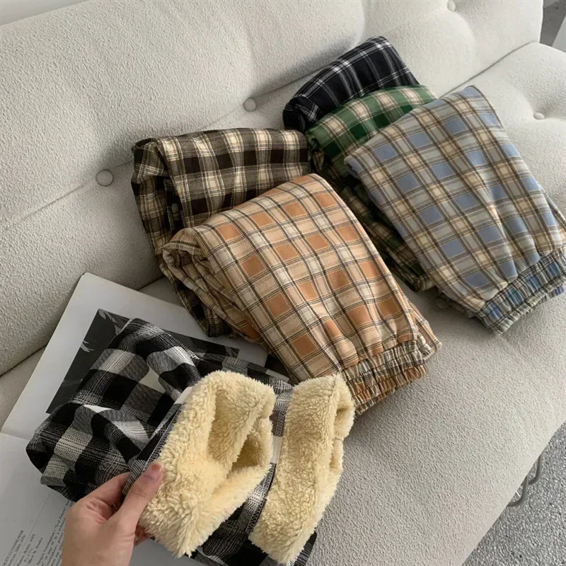 Damen Warme Plüsch Hosen