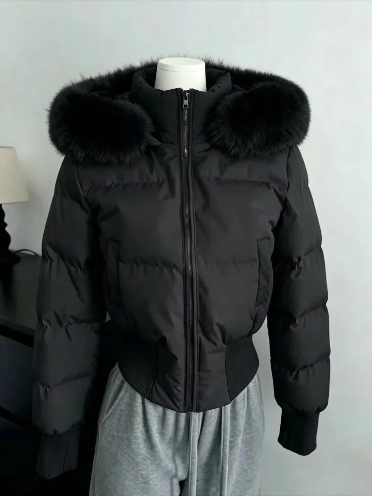 Damen Winter Pufferjacke