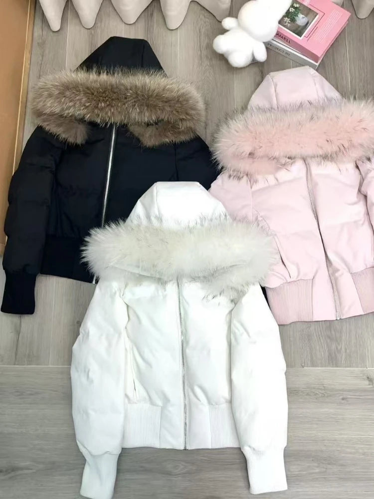 Damen Winter Pufferjacke