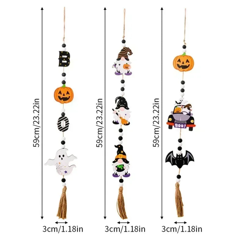 Halloween-Kürbis-Fledermaus-Hängeanhänger, Harz-Cartoon-Geist, kreative Anhänger, Halloween-Türdekoration, Party- und Festzubehör