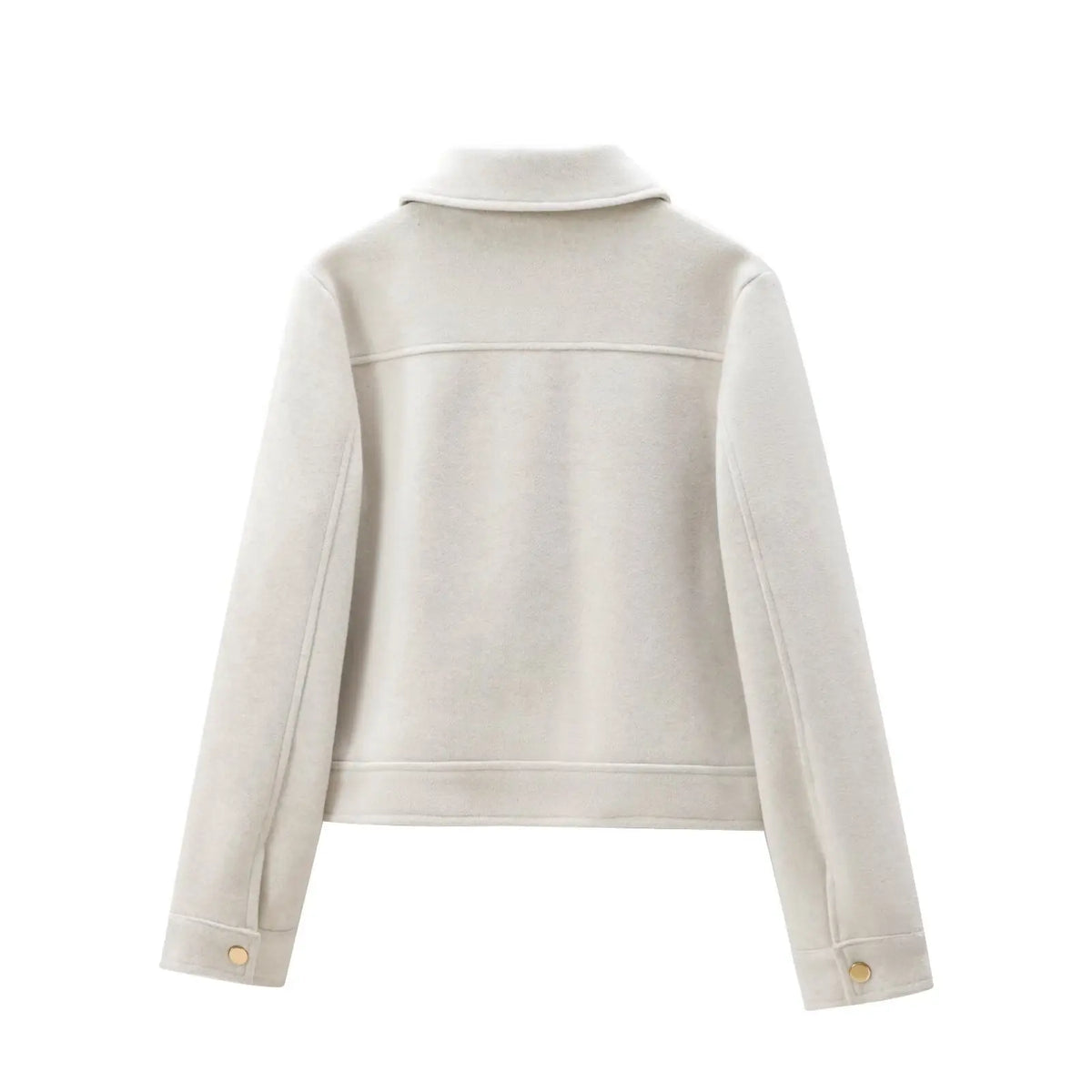 Frauen Zipper Jacke Mantel Neue Winter Langarm Tasche Oberbekleidung Mantel Kurze Straße Elegante frauen Jacke