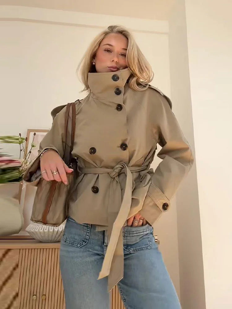Herbst kurze jacke