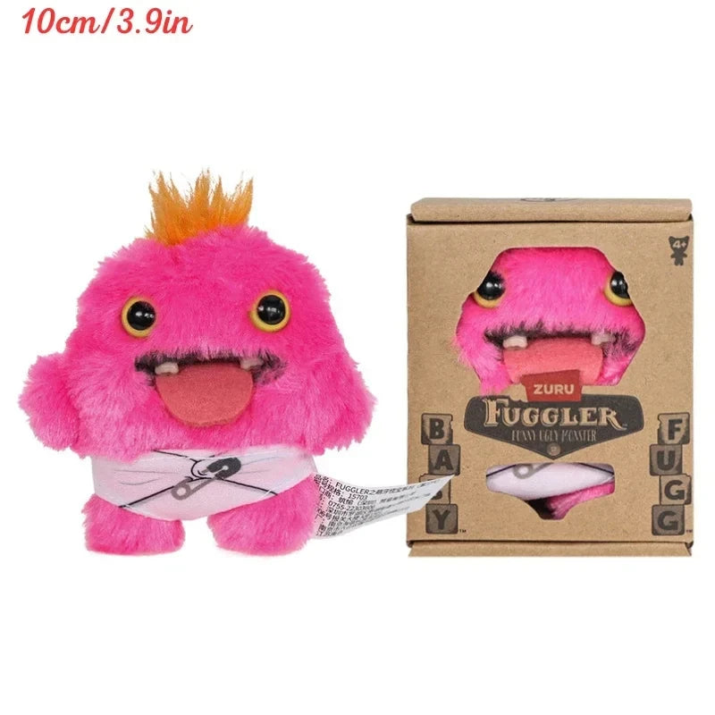 Fuggler Ugly Teeth Monsters Plush Toys Fuggler Baby Cartoon Wide Eyed Weirdo Rabbit Peluche Kawaii Multicolor Peluche Doll 8-9CM