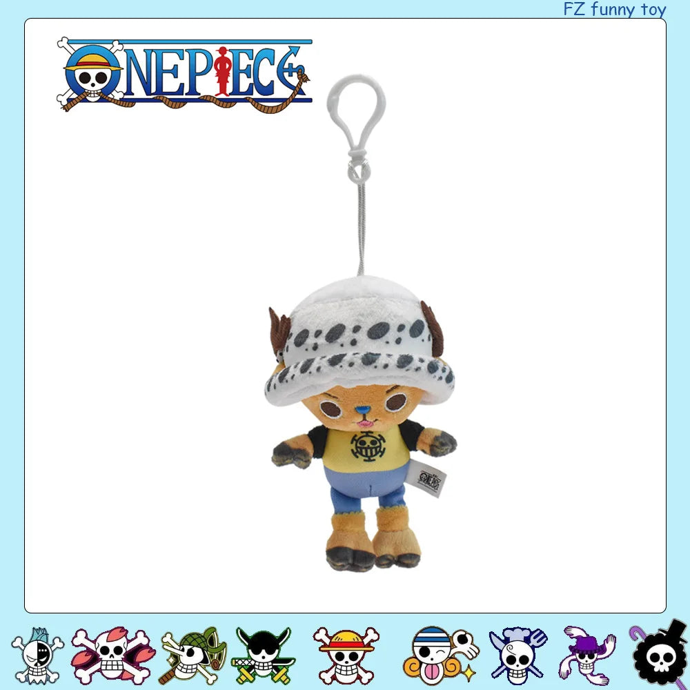One Piece Original Plush Keychain Doll 12cm Laboon Luffy Tony Chopper Laboon Sabo Soft Stuffed Toy Backpack Ornaments Toy