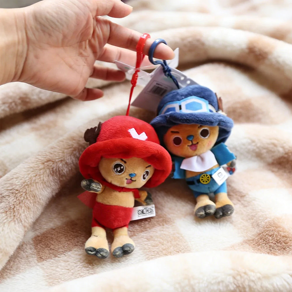 One Piece Original Plush Keychain Doll 12cm Laboon Luffy Tony Chopper Laboon Sabo Soft Stuffed Toy Backpack Ornaments Toy
