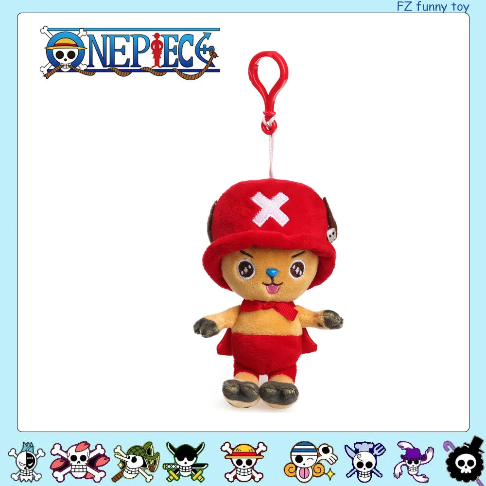 One Piece Original Plush Keychain Doll 12cm Laboon Luffy Tony Chopper Laboon Sabo Soft Stuffed Toy Backpack Ornaments Toy