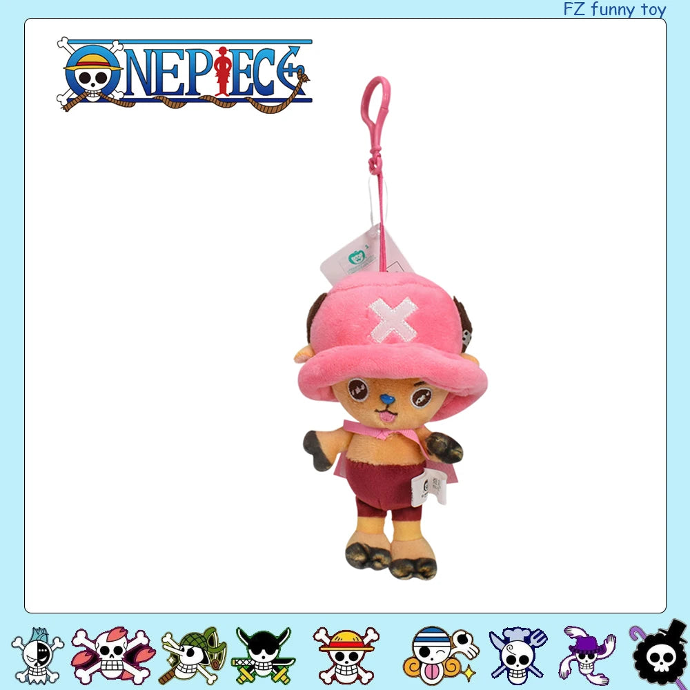 One Piece Original Plush Keychain Doll 12cm Laboon Luffy Tony Chopper Laboon Sabo Soft Stuffed Toy Backpack Ornaments Toy