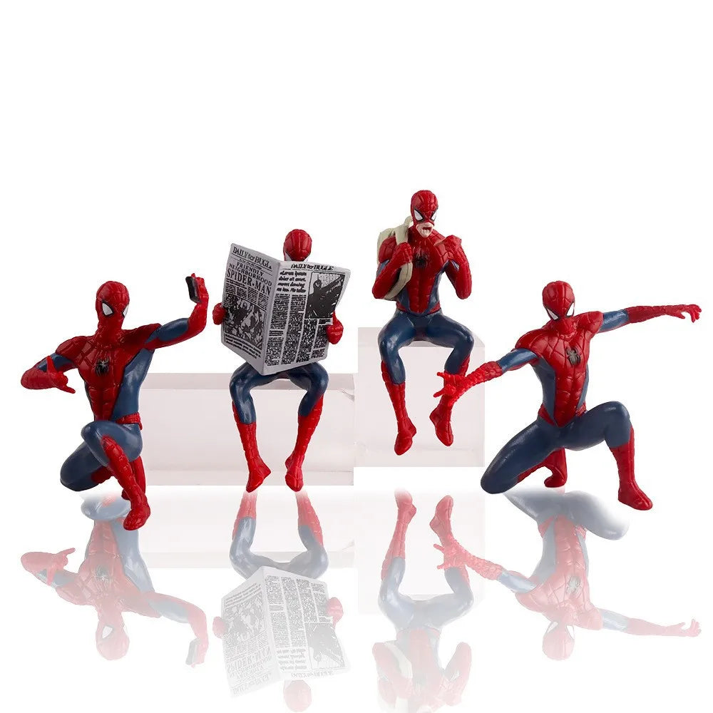 Superhero Action Figure (7-9cm), Anime Collectible Mini Model Toy, Gift for Fans